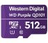 Western Digital WDD512G1P0C Purple MicroSD Card - 512GB Weather Humidity Resistant for Surveillance IP Cameras mDVRs NVR Dash