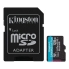Kingston 128GB microSDXC Canvas Go Plus 170R A2 U3 V30 Card + ADP