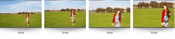 Image changes from angle of view
