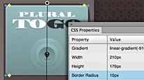 Improved CSS support in Fireworks