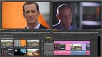 Sleek Adobe Premiere Pro user interface