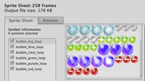 Sprite sheet generation in Flash Professional