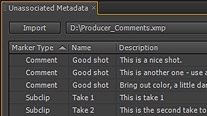 Robust metadata for production management