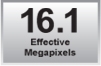 16.1 Effective Megapixels