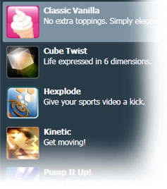 Apply effects and styles to your videos