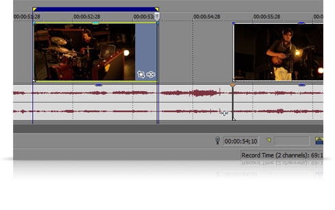 fade audio, fade video, trim audio, trim video, cut video