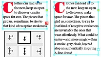 Persistent text frame fitting options